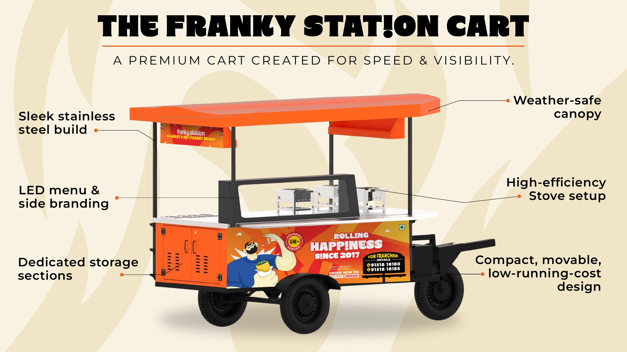 Franky Station premium cart structure